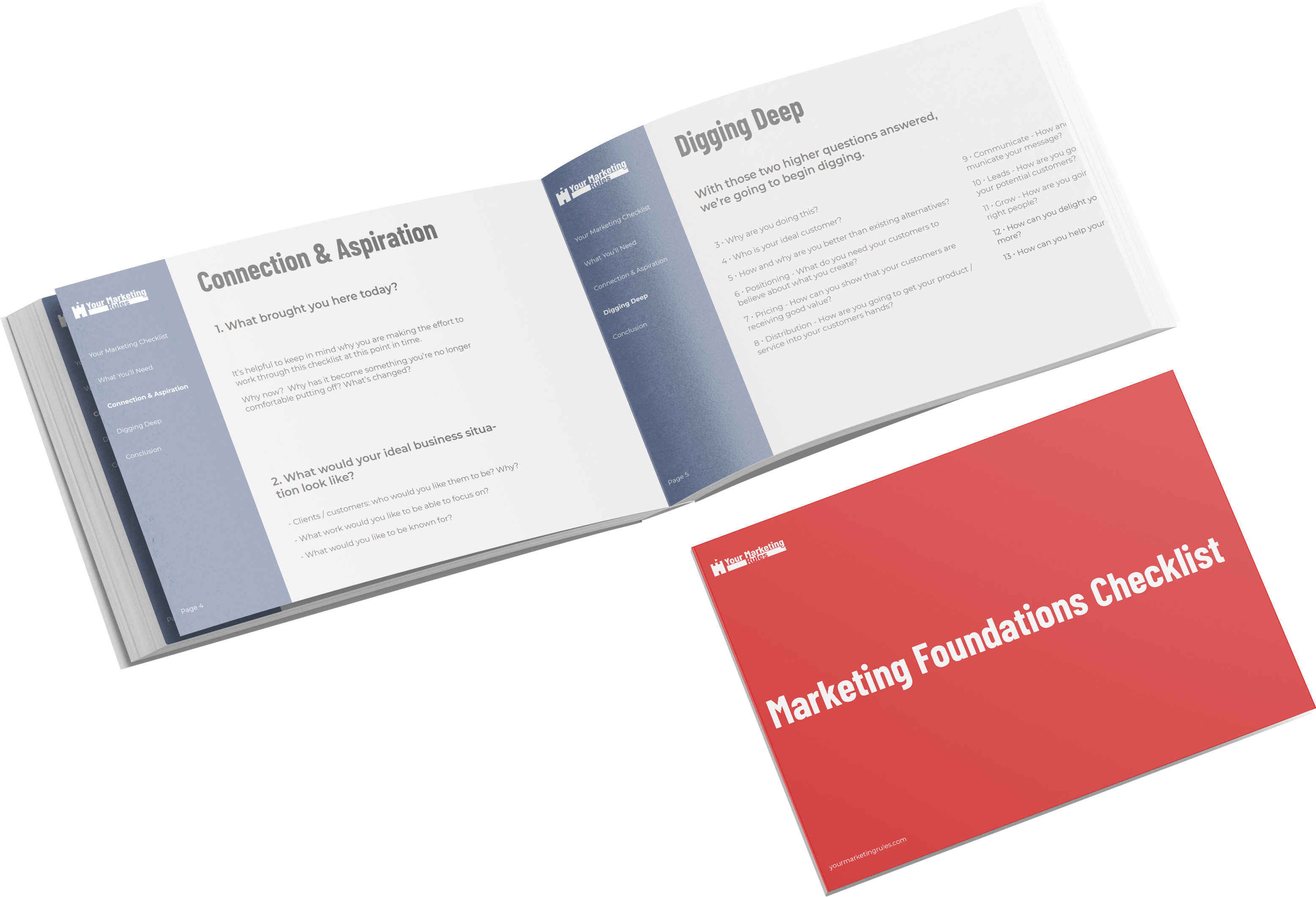 A mock up of the resource available for download